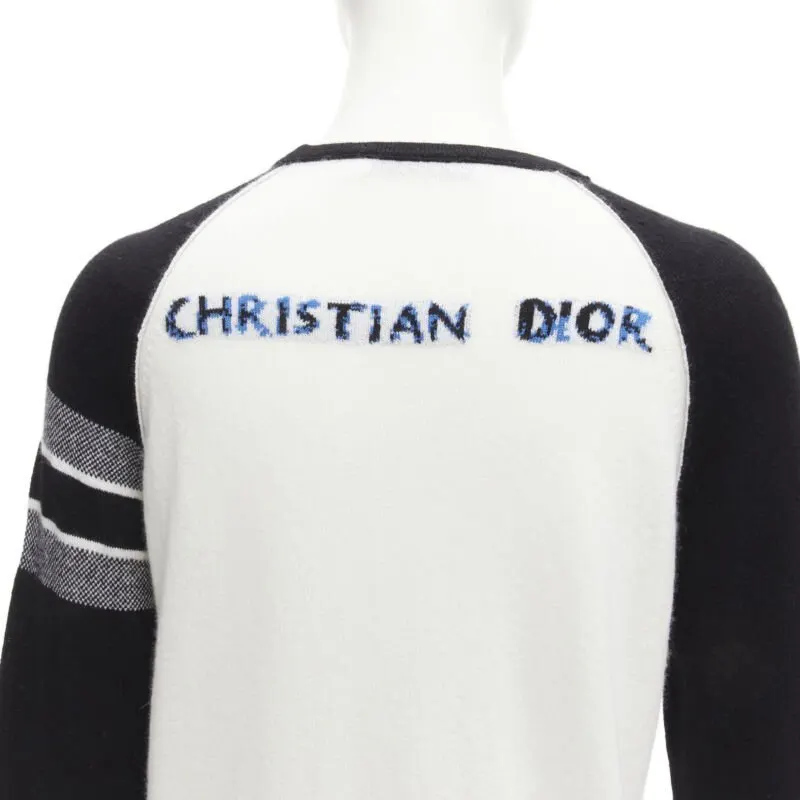 Dior Heart Raglan Top White Cashmere Never worn - Back View