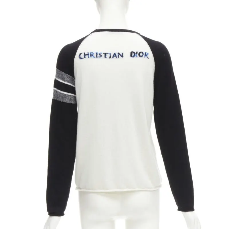 Dior Heart Raglan Top White Cashmere Never worn - Box View