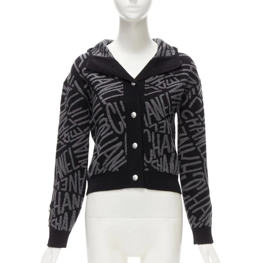 Chanel P70640K10206 Grey Cashmere Never worn - Front View