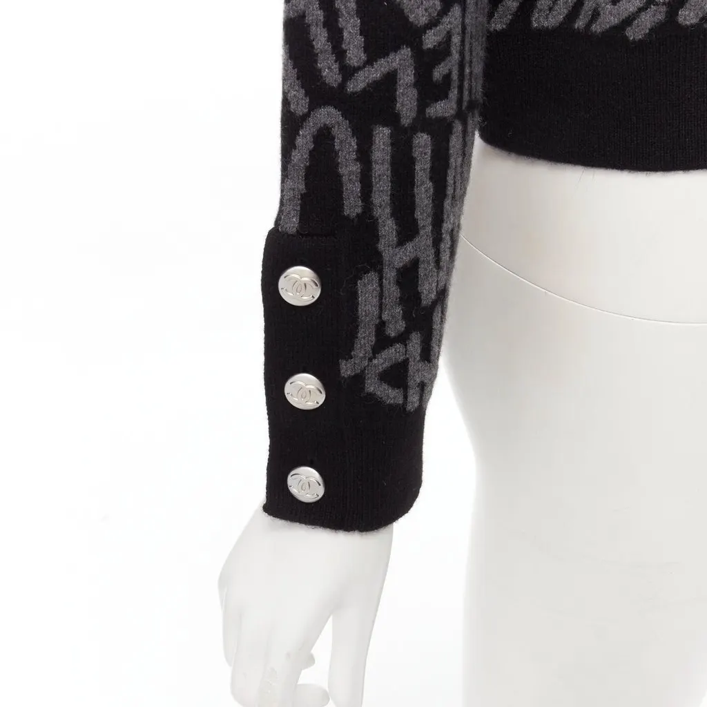 Chanel P70640K10206 Grey Cashmere Never worn - Back View