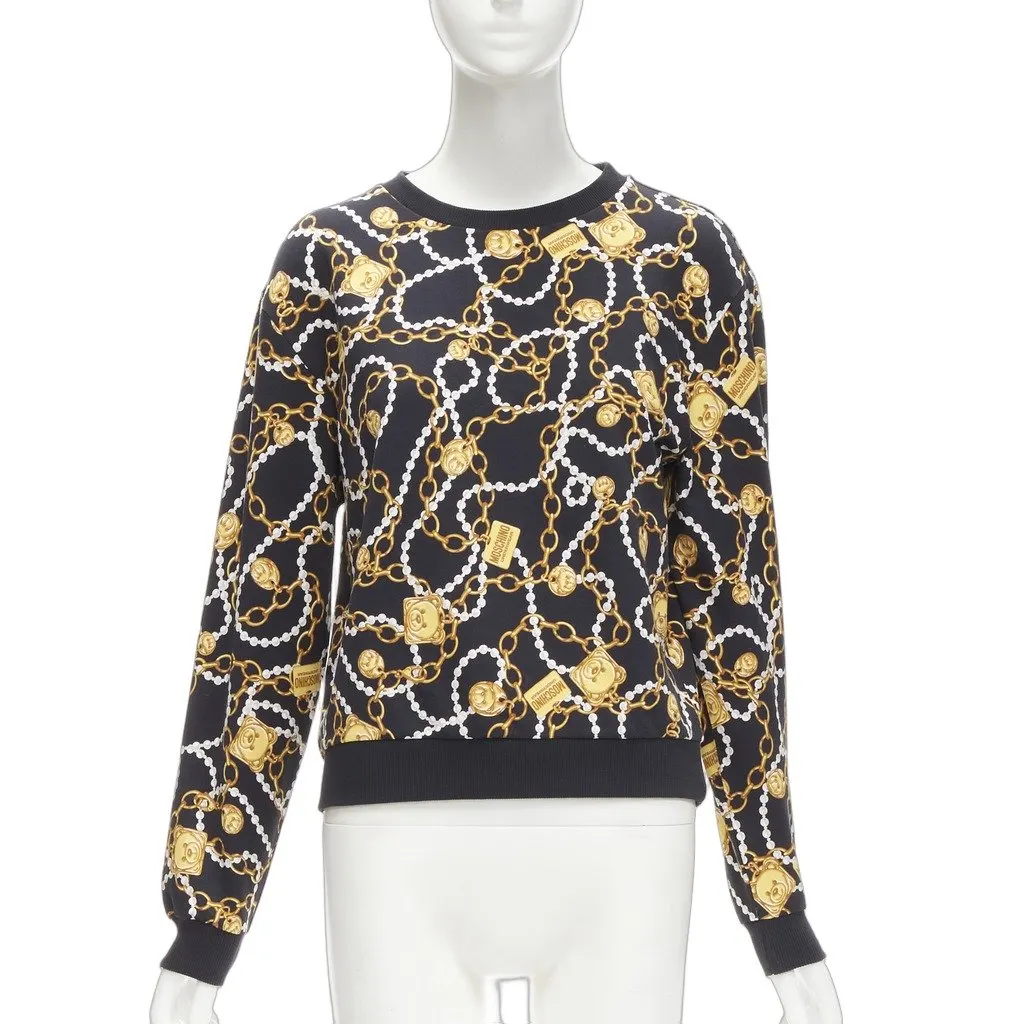 Moschino Teddy بسلسلة سويت شيرت