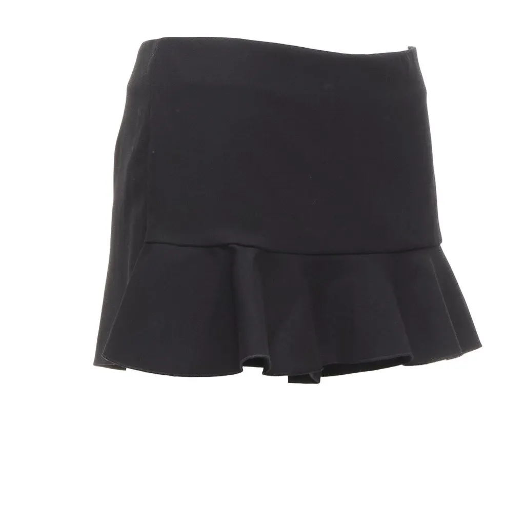 Red Valentino Ruffle Skorts Skirt Black Polyester Never worn - Front View