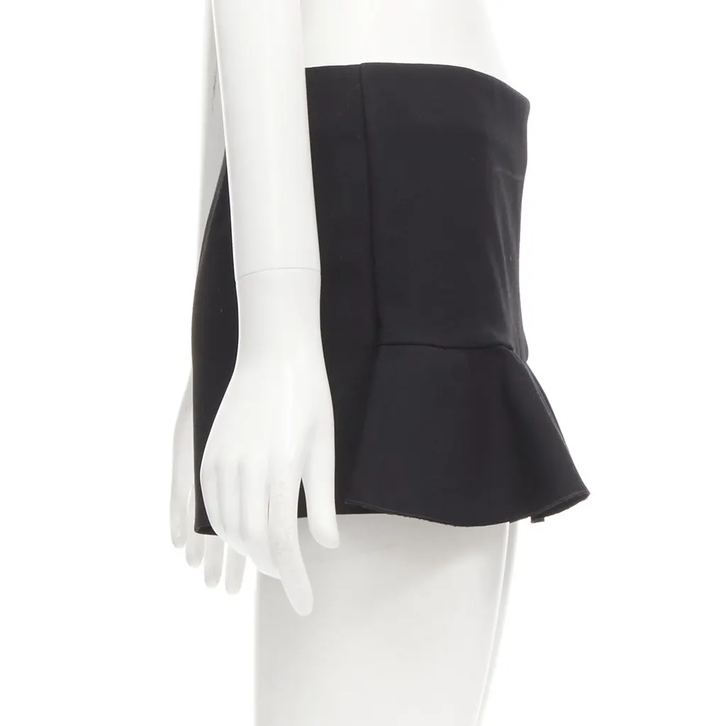Red Valentino Ruffle Skorts Skirt Black Polyester Never worn - Model View