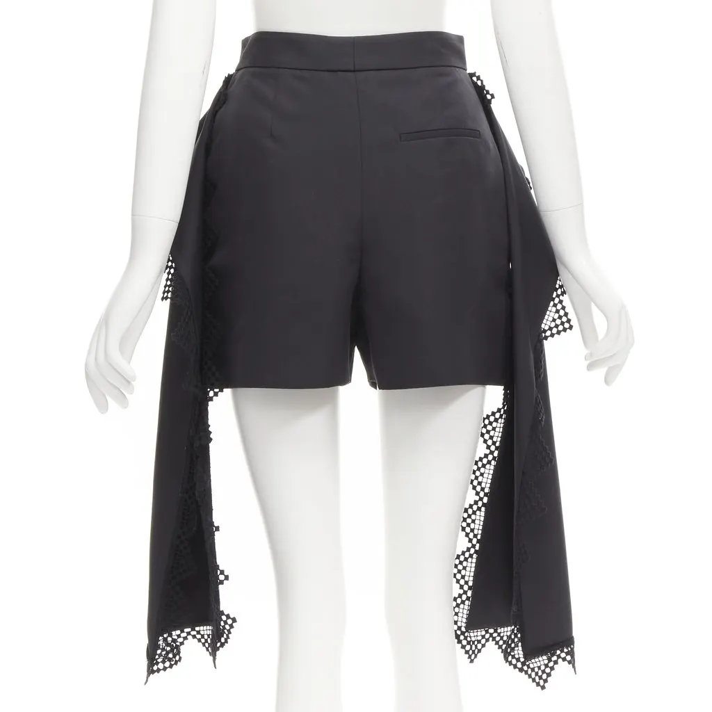 Alexander McQueen Peplum Layer Shorts Black Never worn - Box View