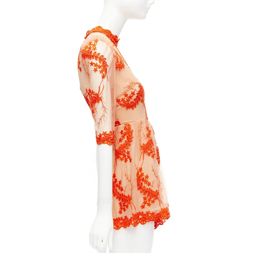 Alice McCall Honeymoon Orange Very good - Model View