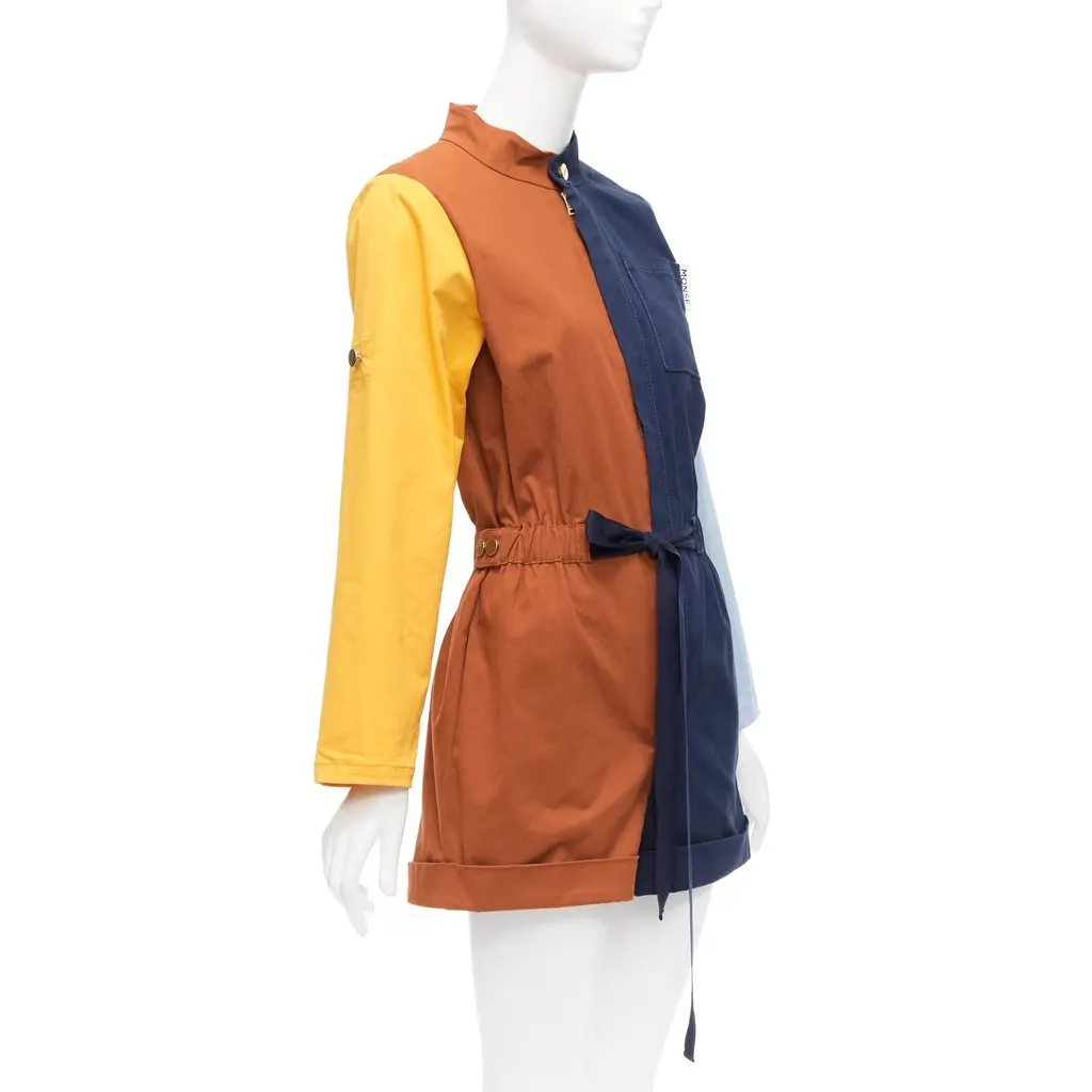 Monse Camo Belted Romper Yellow Cotton Very good - Inside View
