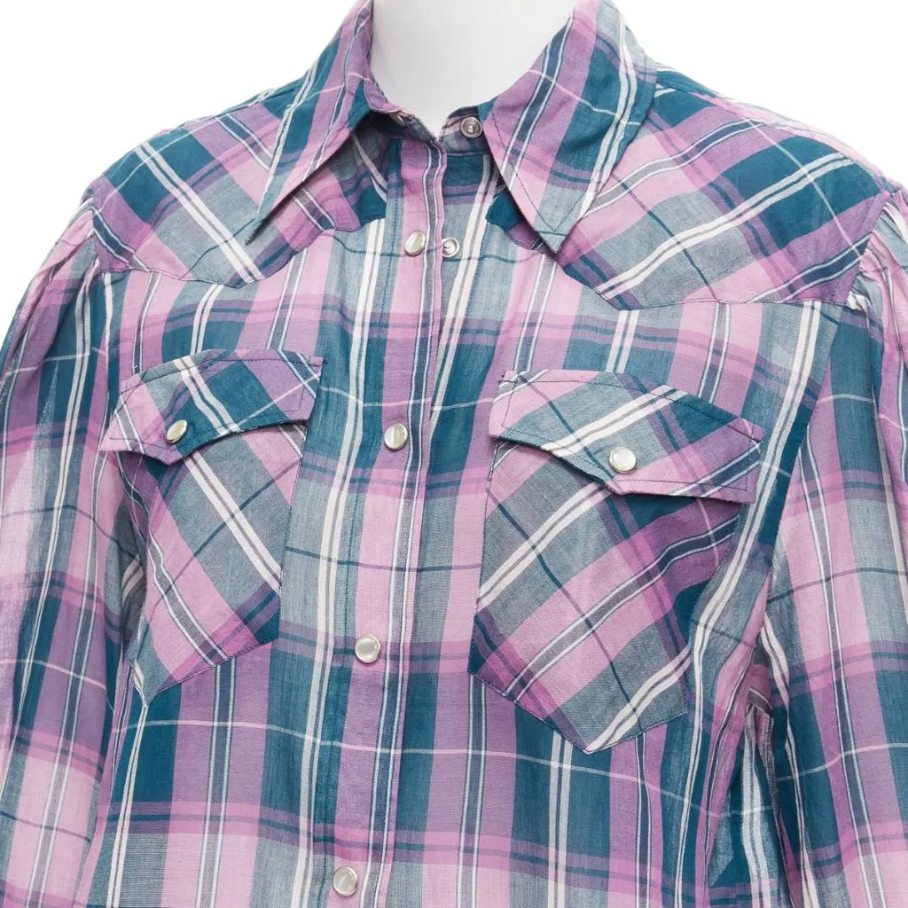Isabel Marant Bethany Purple Cotton Never worn - Back View