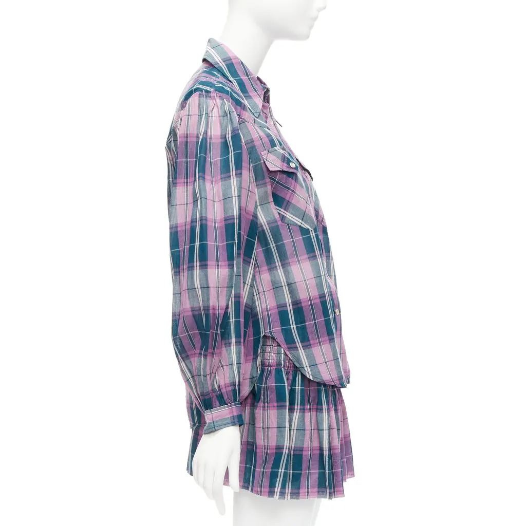 Isabel Marant Bethany Purple Cotton Never worn - Model View
