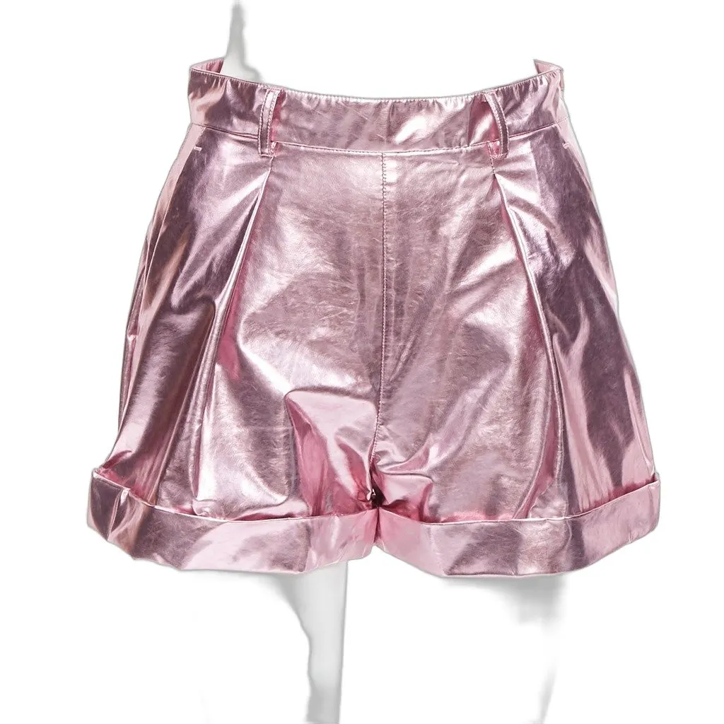 PHILOSOPHY DI ALBERTA FERRETTI Pink Cuffed Shorts