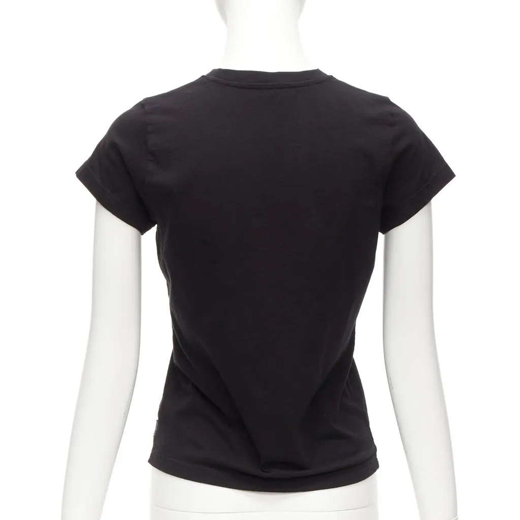 Balenciaga Rainbow Globe Shirt Black Cotton Never worn - Box View