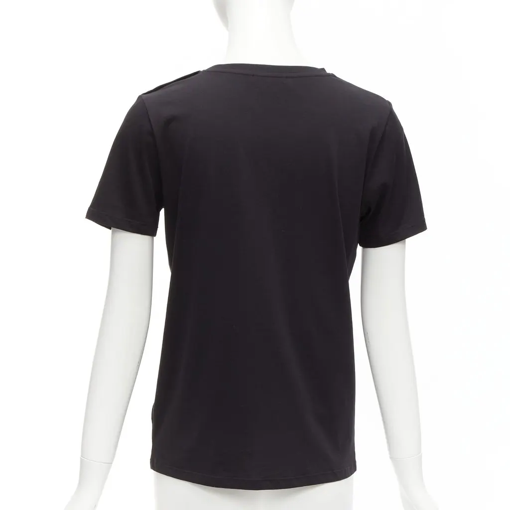 Balmain B Logo Shirt Black Cotton Very good - Box View