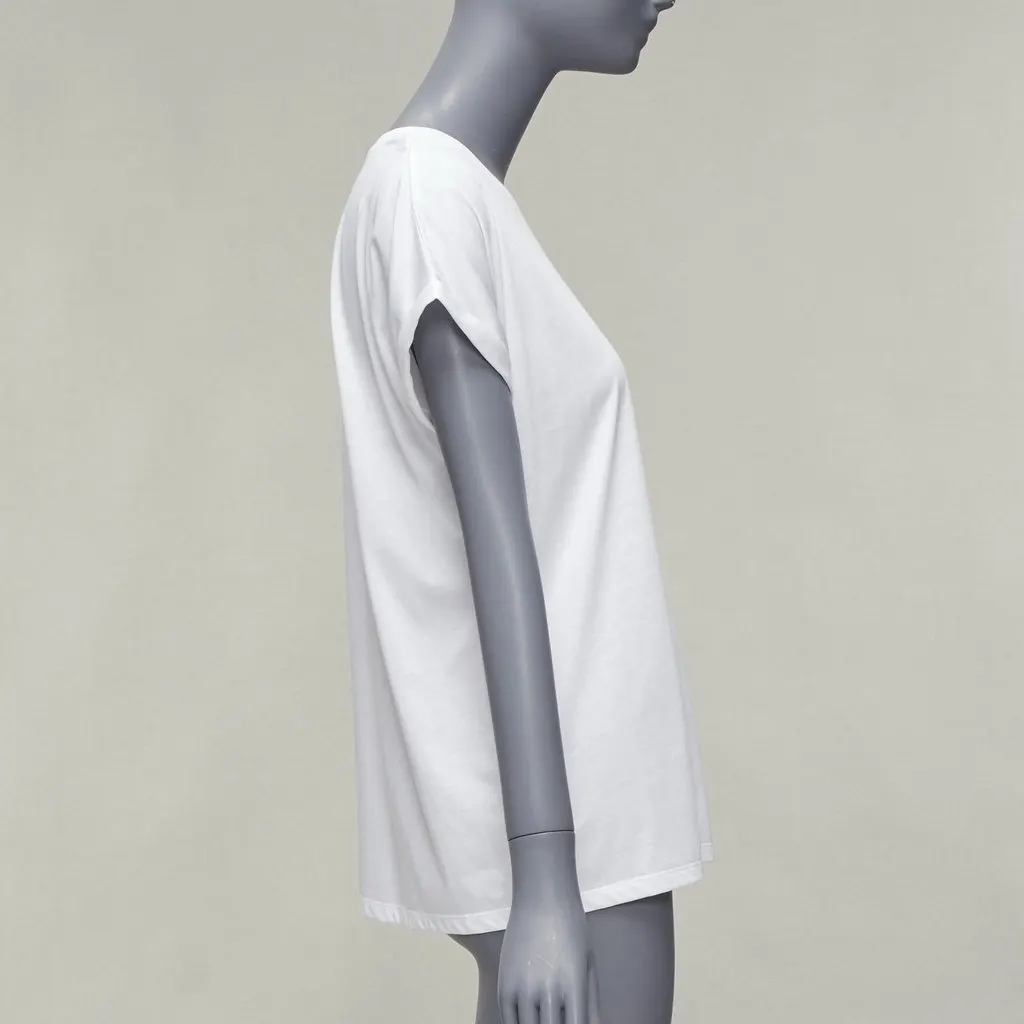 Balmain Logo Cotton Shirt White Cotton Never worn - Model View