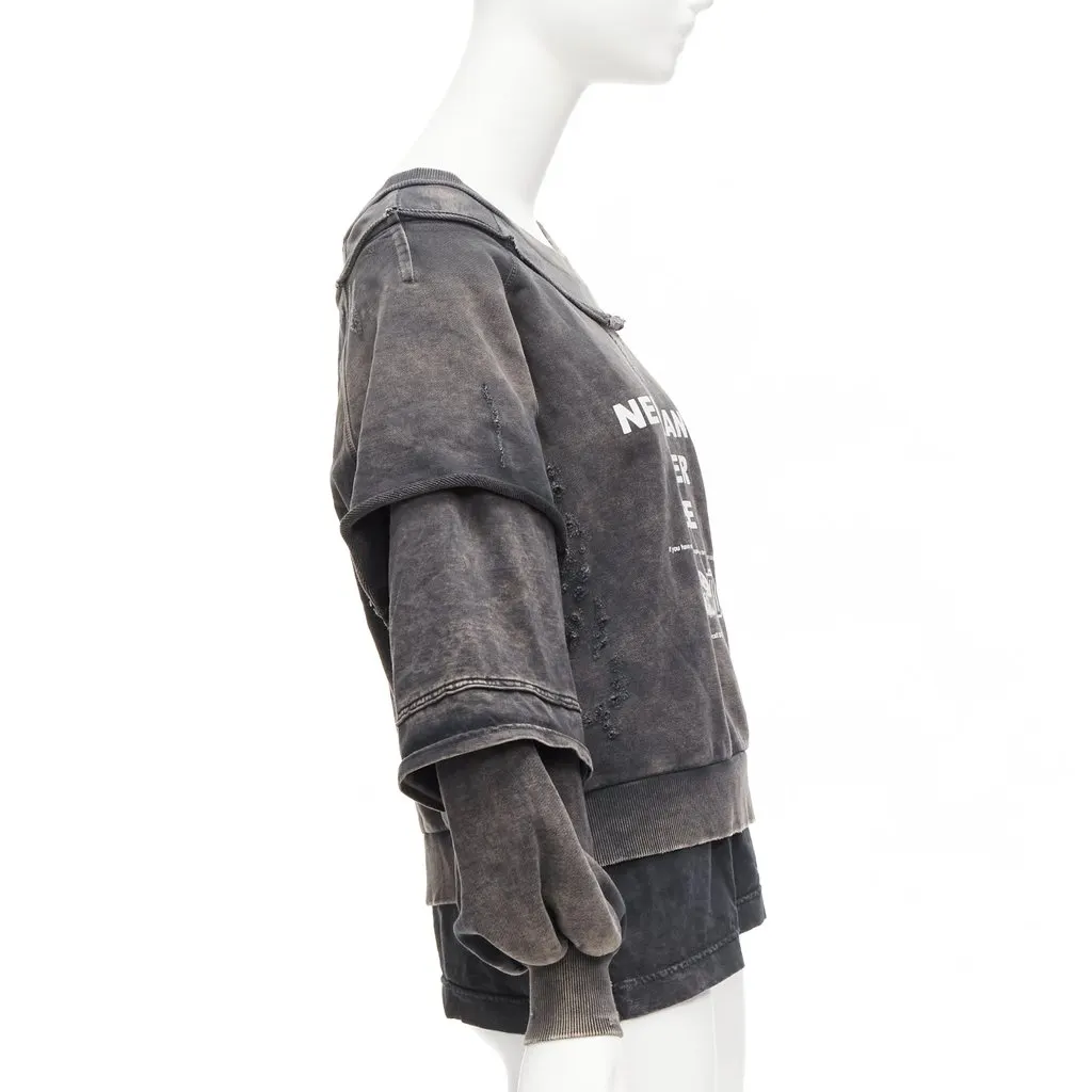 Diesel F Strat Grey Cotton Never worn - Model View