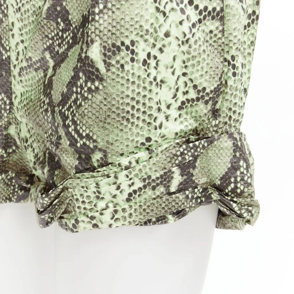 PHILOSOPHY DI ALBERTA FERRETTI Paper Effect Shorts Beige Never worn - Back View