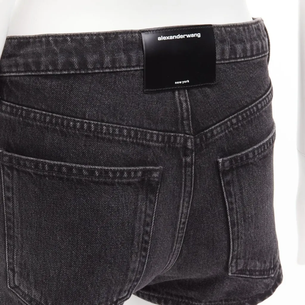 Alexander Wang Skirt Back Skorts Black Cotton Very good - Back View