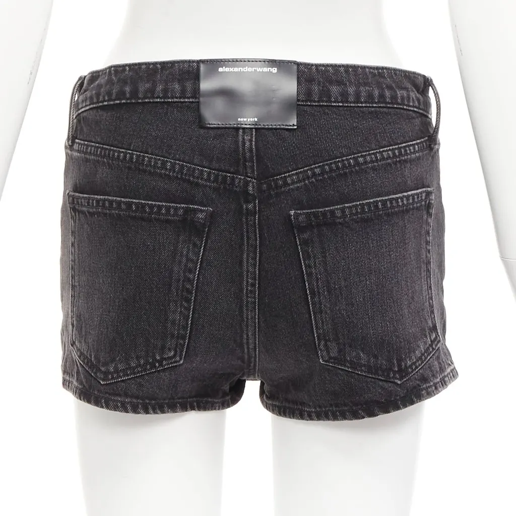 Alexander Wang Skirt Back Skorts Black Cotton Very good - Box View
