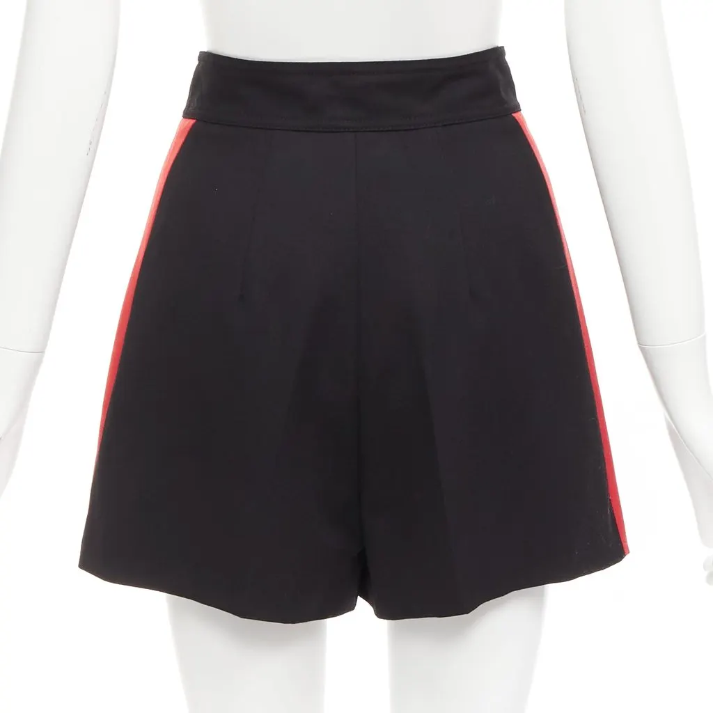 Alexander McQueen Stripe Wool Shorts Black Wool Never worn - Box View