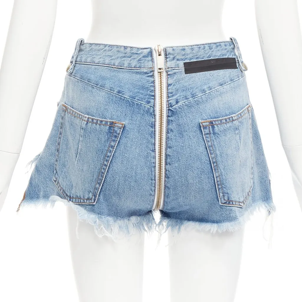 Unravel Project Zip Denim Shorts Blue Never worn - Box View