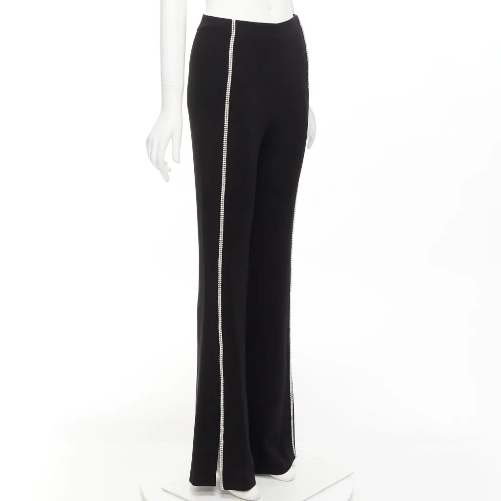 Cinq a Sept Crystal Trim Pants Black Never worn - Front View