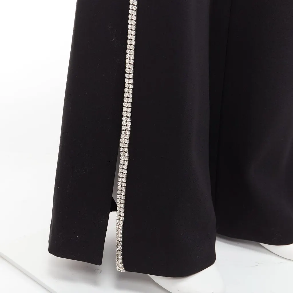 Cinq a Sept Crystal Trim Pants Black Never worn - Back View