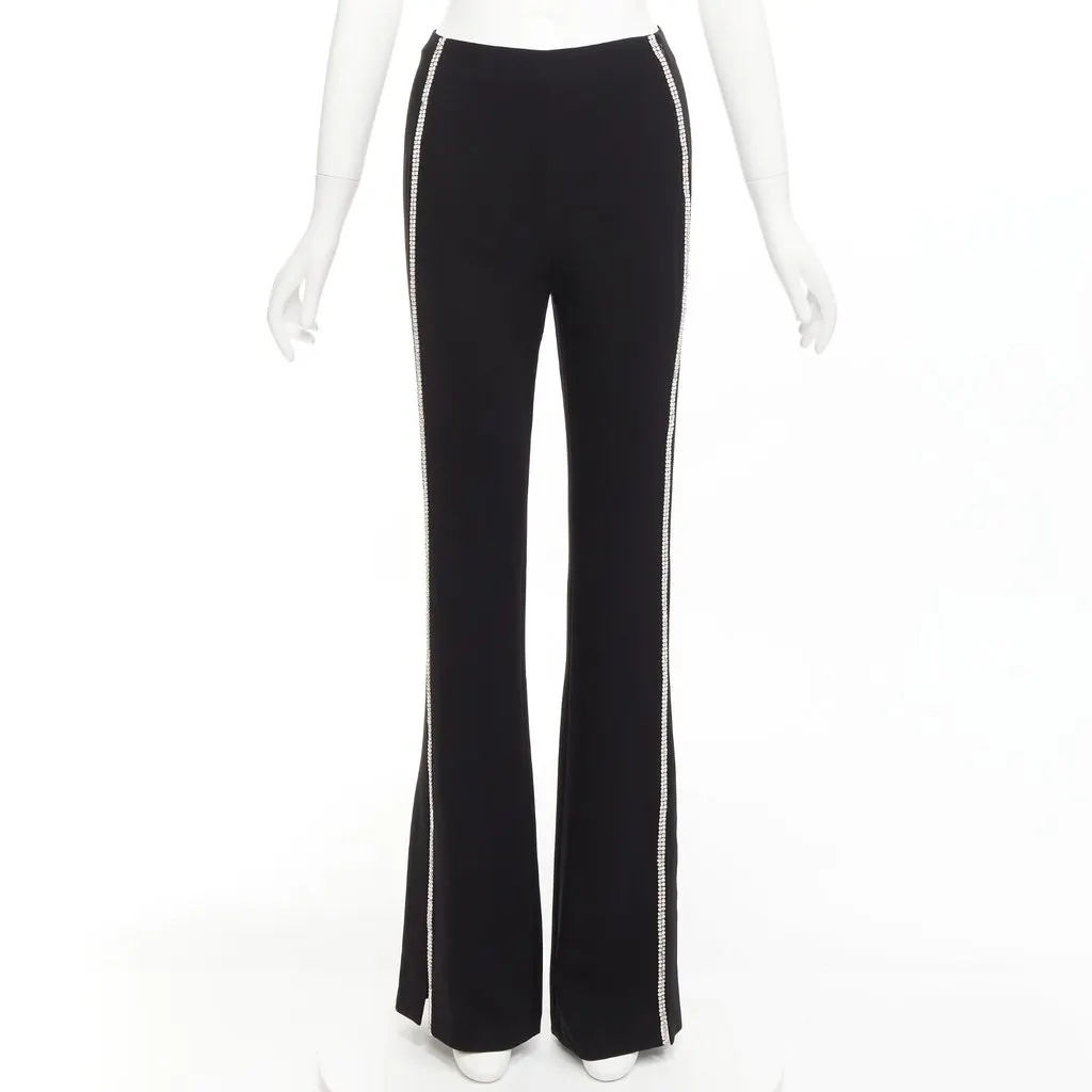 Cinq a Sept Crystal Trim Pants Black Never worn - Inside View