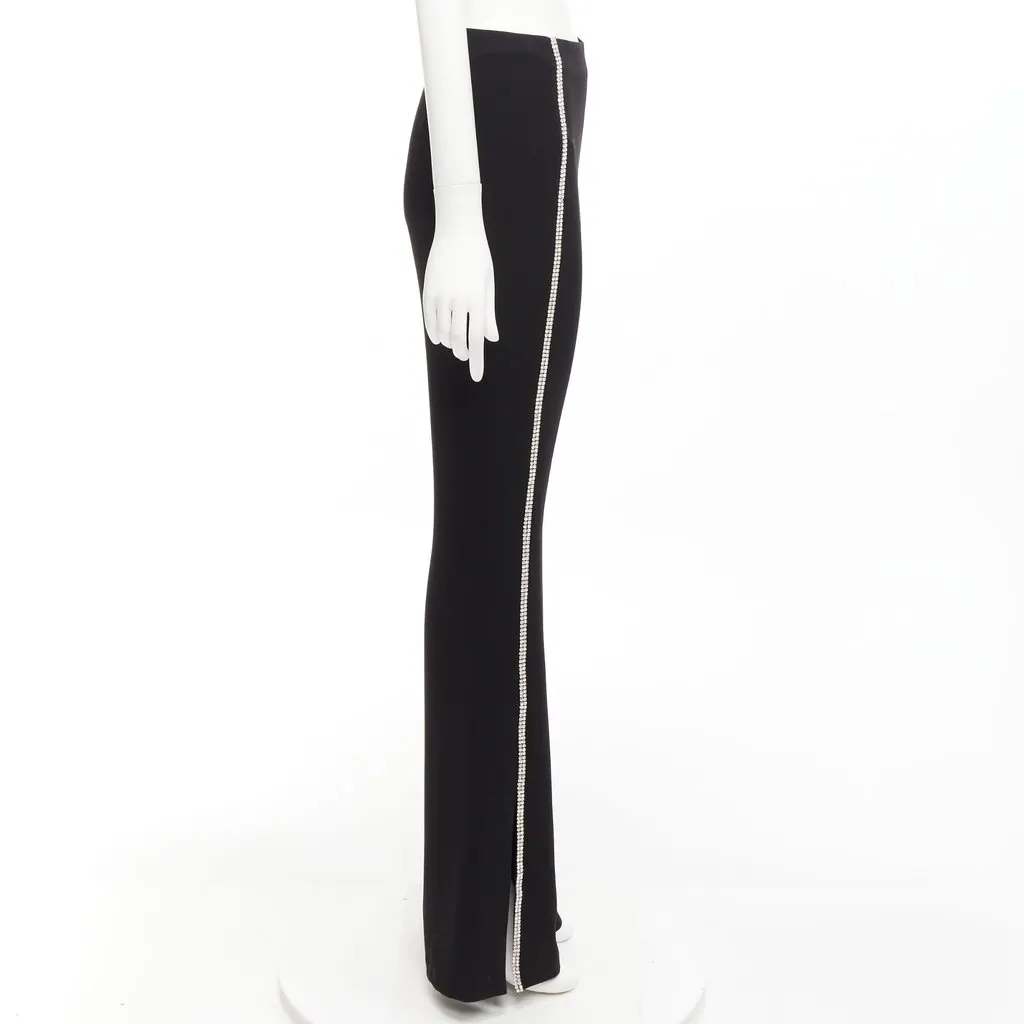 Cinq a Sept Crystal Trim Pants Black Never worn - Model View