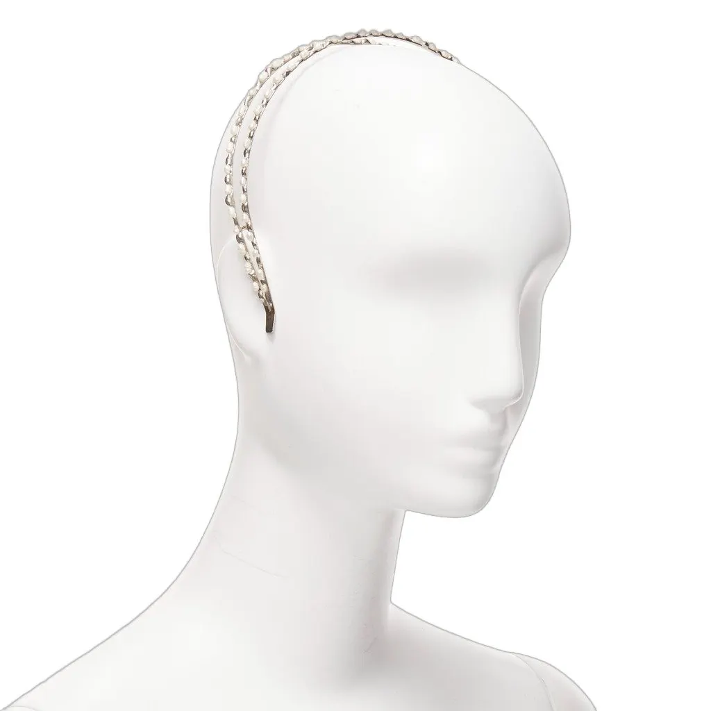 Rosantica Pearl Wiggle Band Beige Metal Very good - Front View