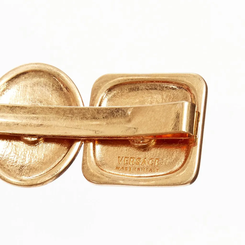 Versace Crystal Hairclip Red Plastic Very good - Model View