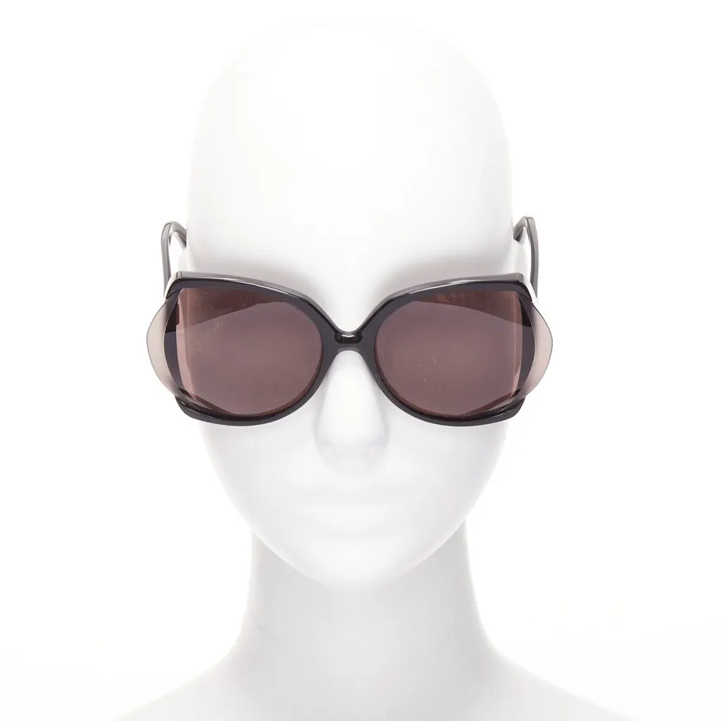 Saint Laurent YSL6328S Black Acetate Fair - Inside View