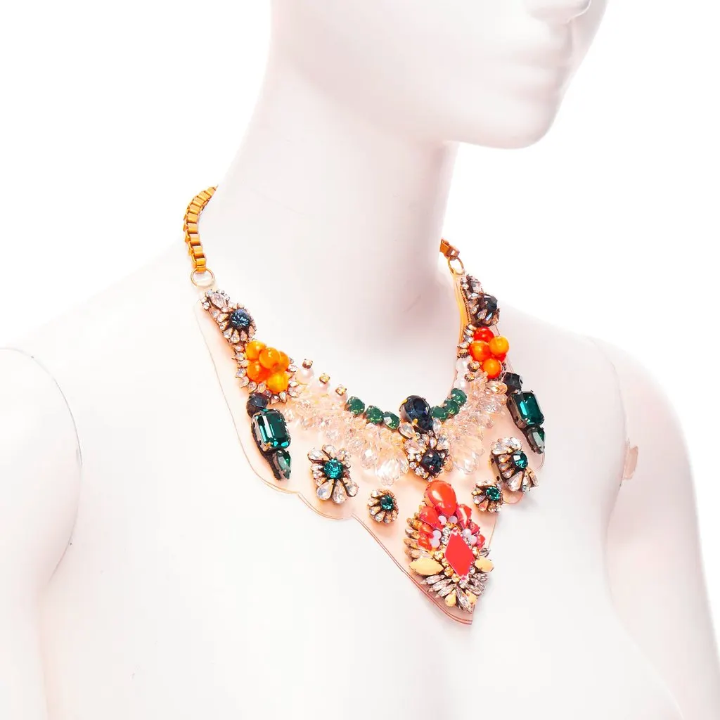 Shourouk Beads PVC Necklace MultiColor Plastic Fair - Inside View