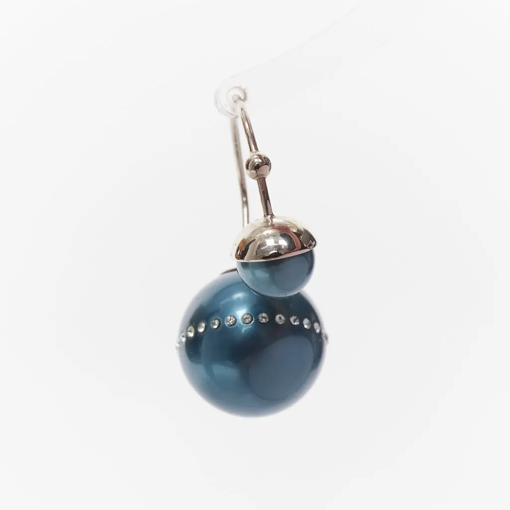 Dior Blue Pearl Earrings Blue Pearl Fair - Front View