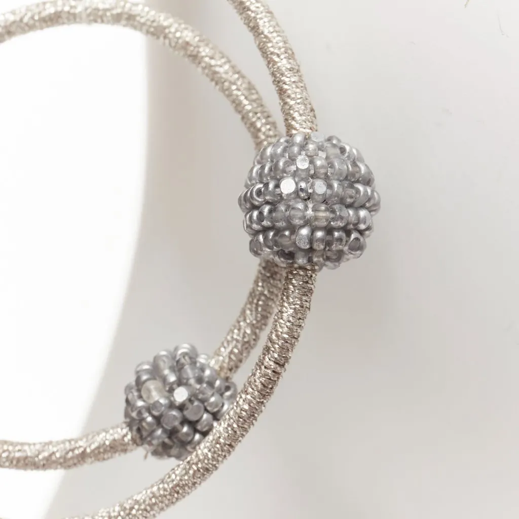 Oscar de la Renta Silver Earrings Silver Metal Very good - Box View