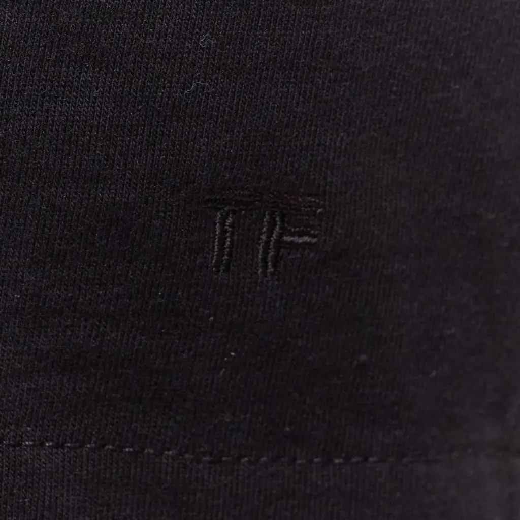 Tom Ford Logo Embroidered Shirt Black Cotton Never worn - Back View