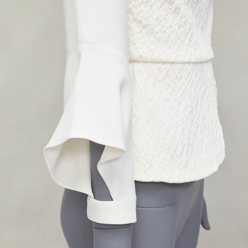 Roland Mouret RIchardson Beige Polyamide Never worn - Back View