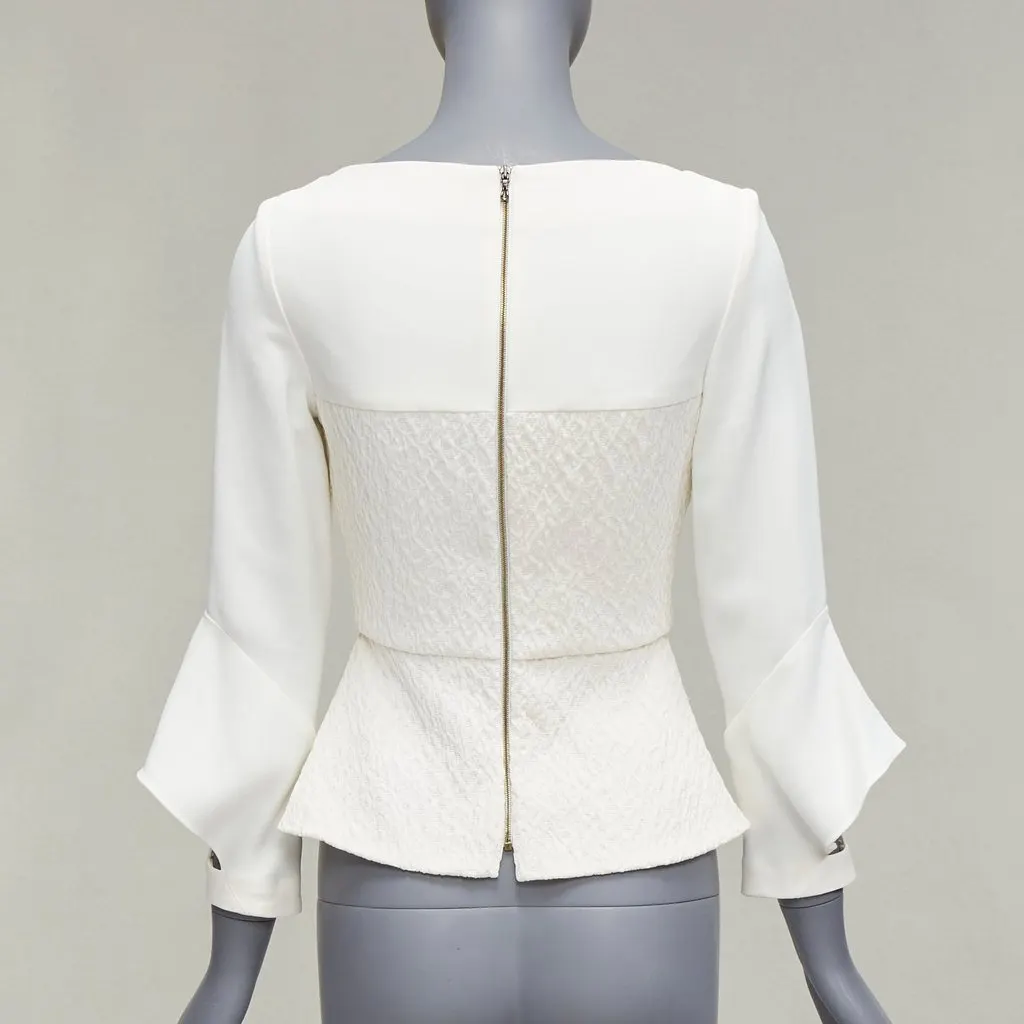Roland Mouret RIchardson Beige Polyamide Never worn - Box View
