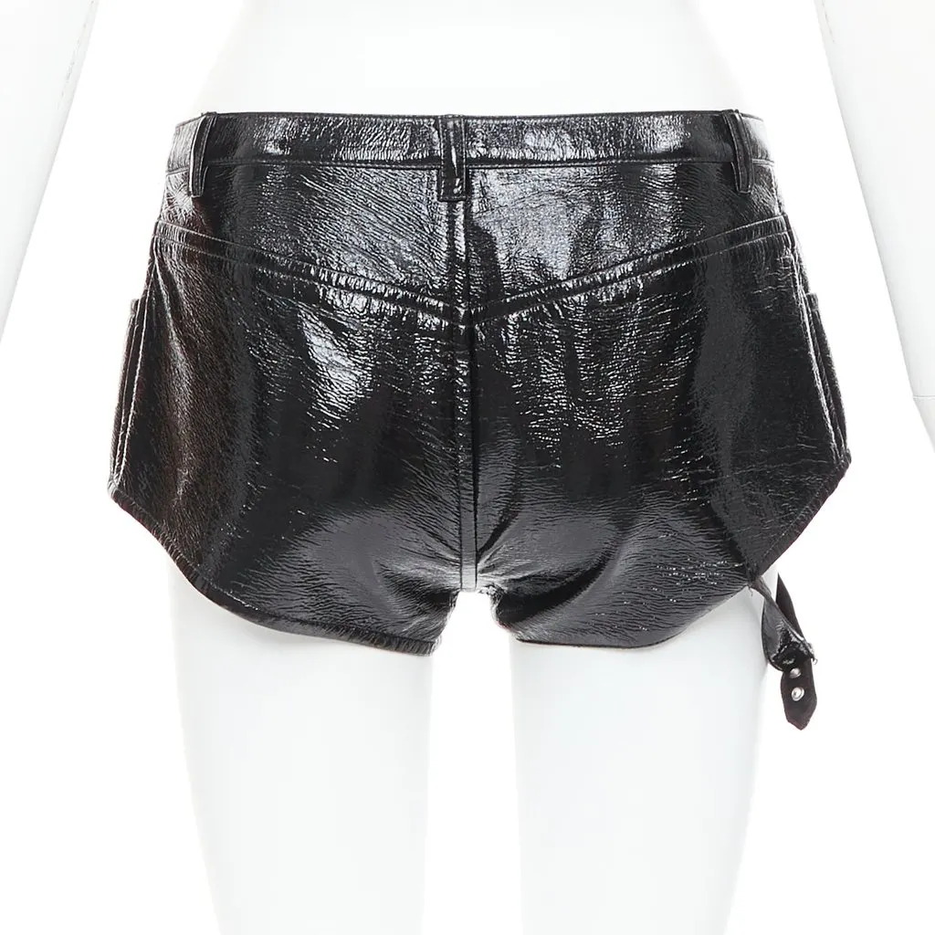 Courrèges Harness Boy Shorts Black Cotton Very good - Box View