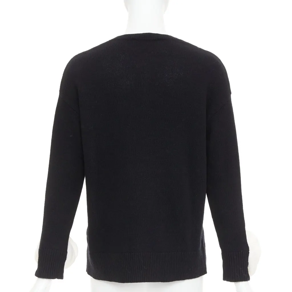 Valentino Black Wool Knitwear Black Wool Very good - Box View