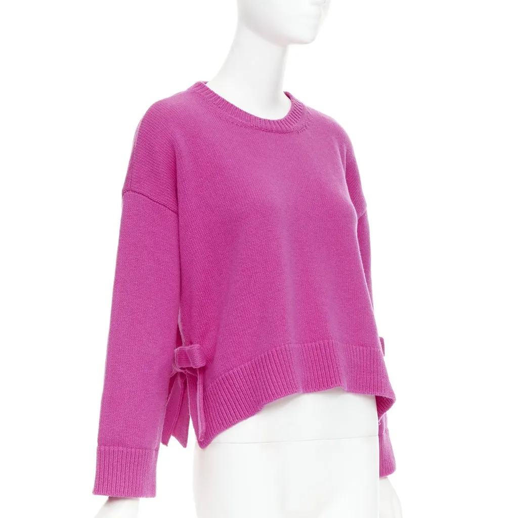 Valentino Pink Wool Knitwear Pink Wool Very good - Front View