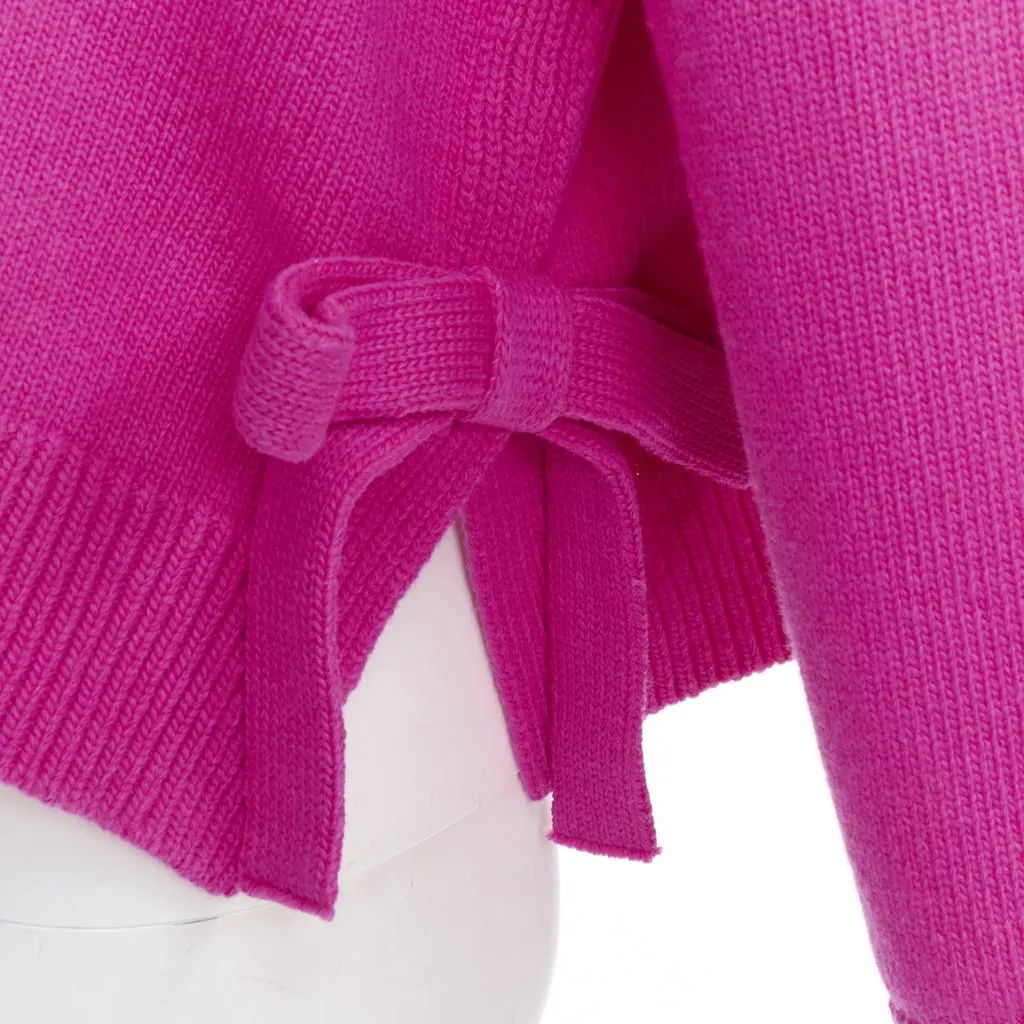 Valentino Pink Wool Knitwear Pink Wool Very good - Back View