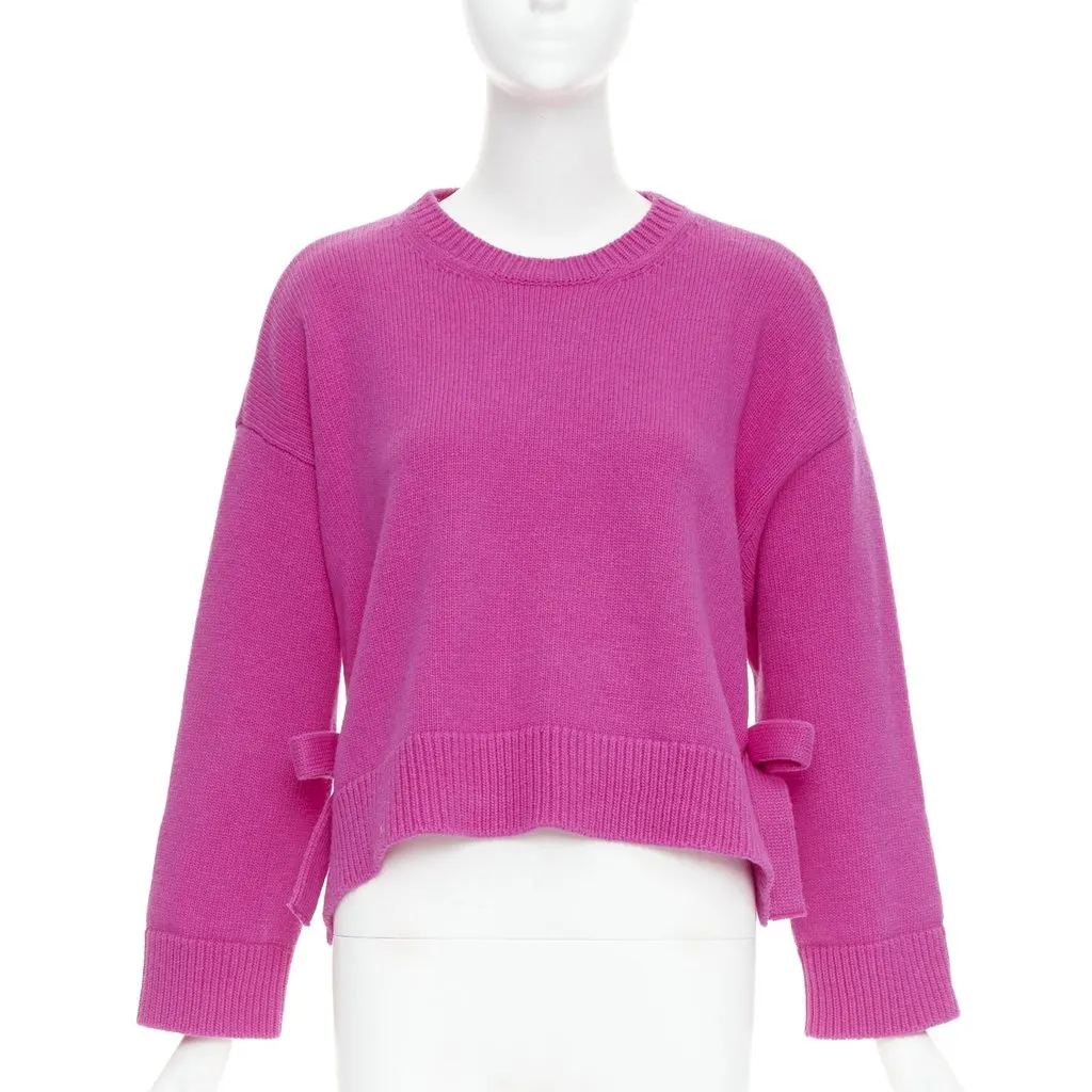 Valentino Pink Wool Knitwear Pink Wool Very good - Inside View