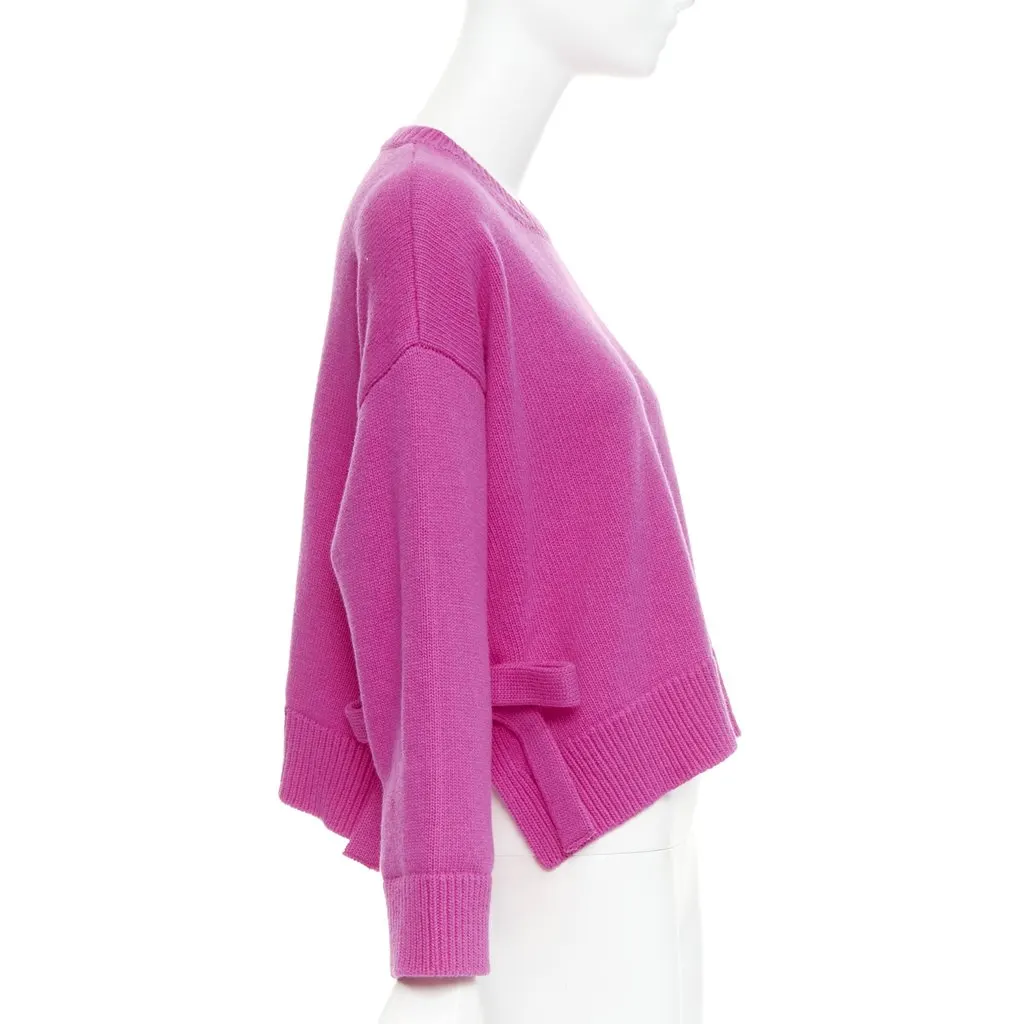 Valentino Pink Wool Knitwear Pink Wool Very good - Model View