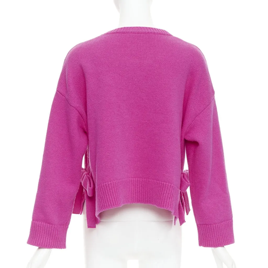 Valentino Pink Wool Knitwear Pink Wool Very good - Box View