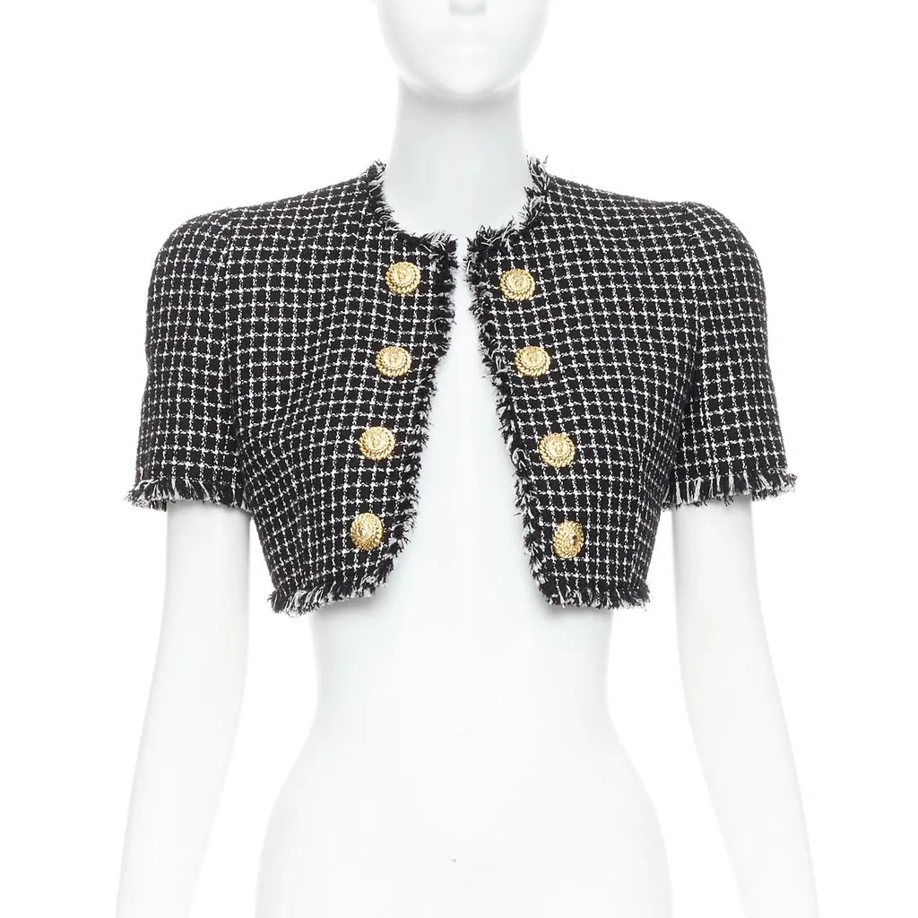 Balmain 241251F057002 Black Cotton Very good - Front View