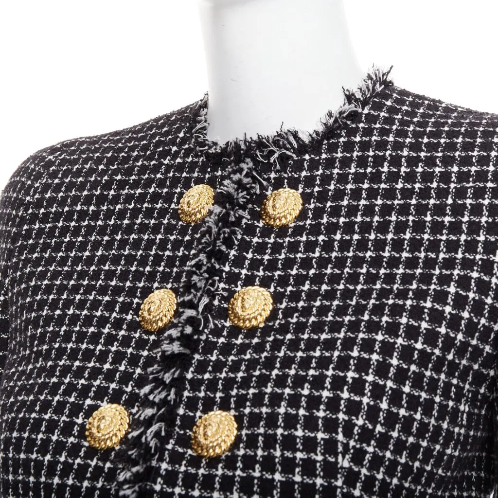 Balmain 241251F057002 Black Cotton Very good - Back View