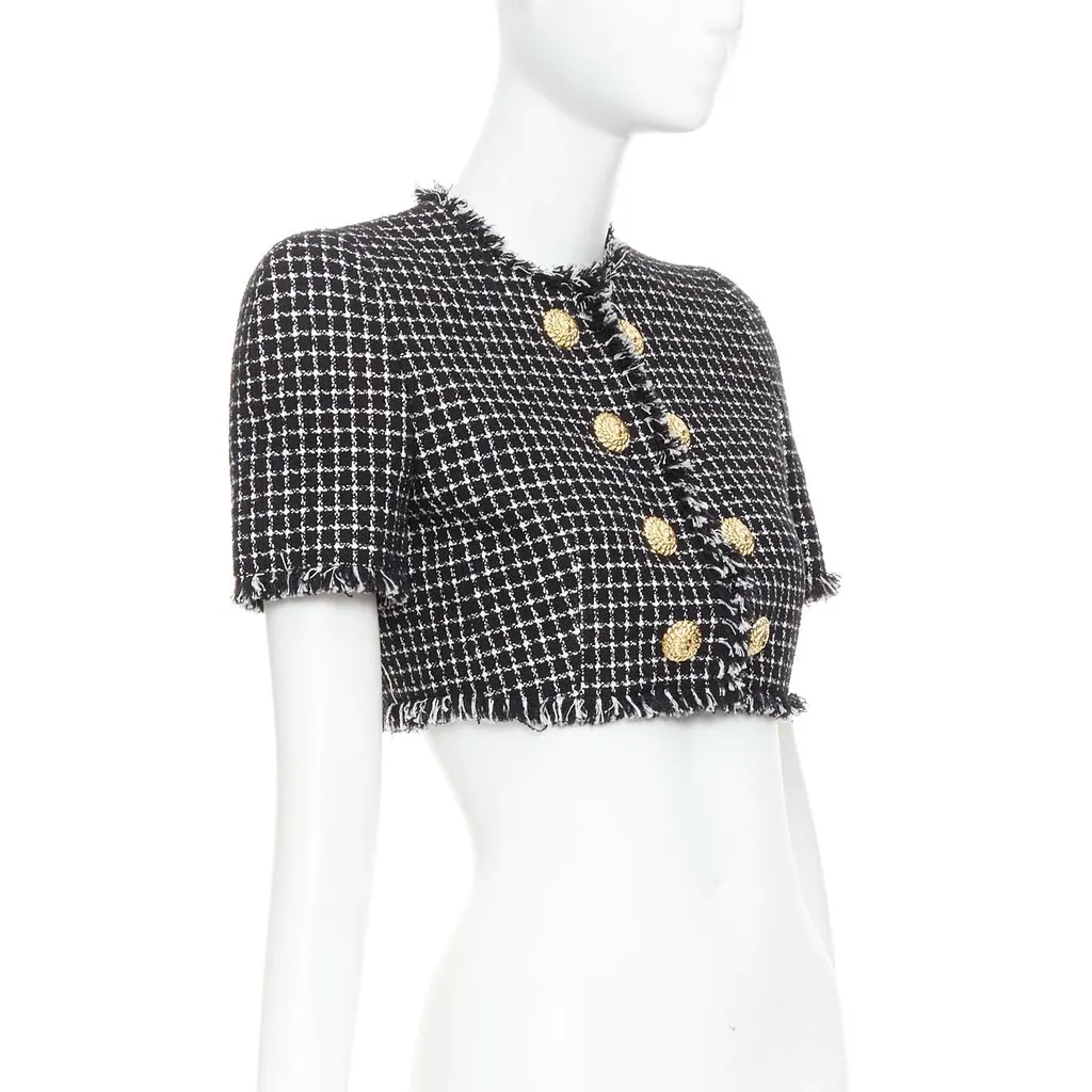 Balmain 241251F057002 Black Cotton Very good - Model View