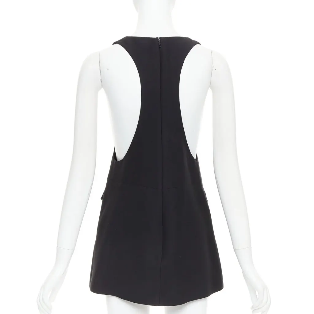 Valentino Black Wool Dress Black Wool Very good - Box View