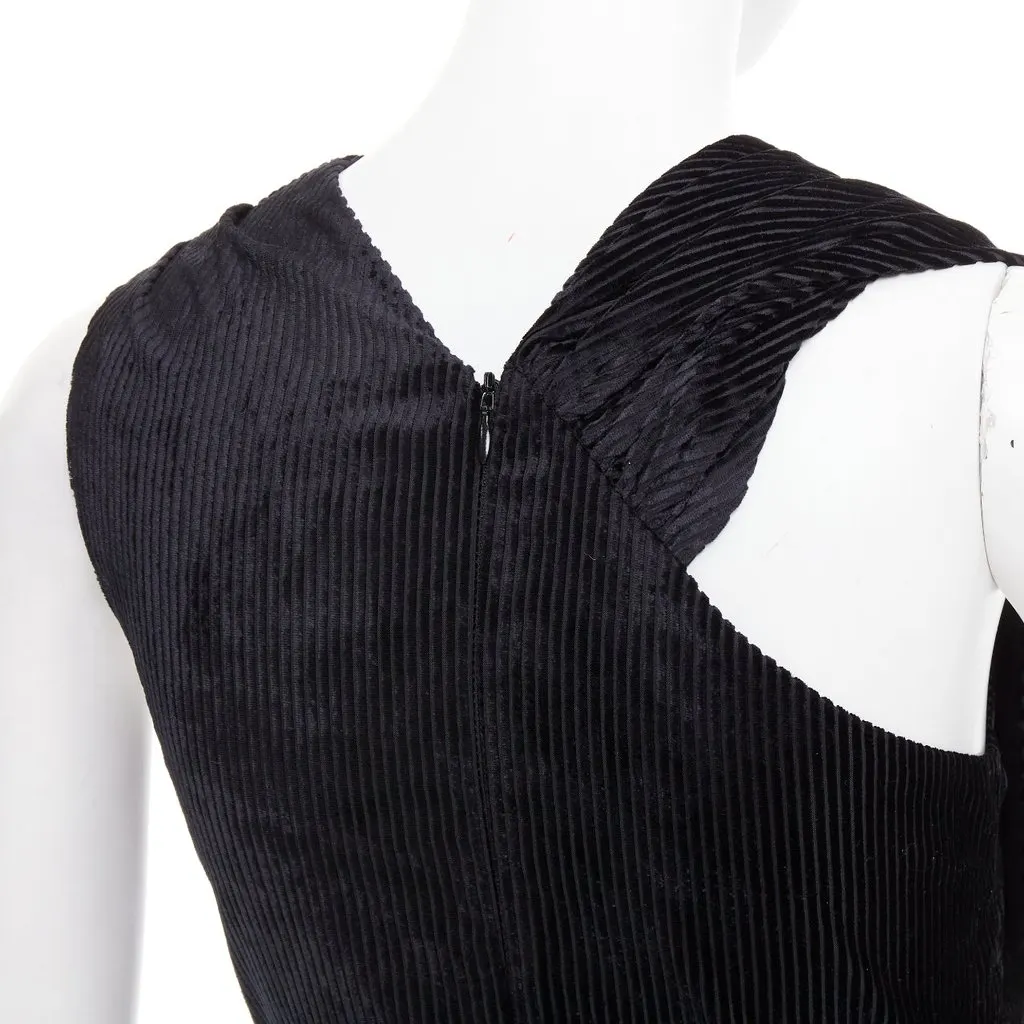 Shushu Tong Tuck Edge Sloping Black Polyester Very good - Back View