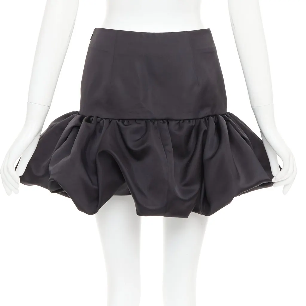 Area Black Silk Skirt Black Silk Very good - Box View