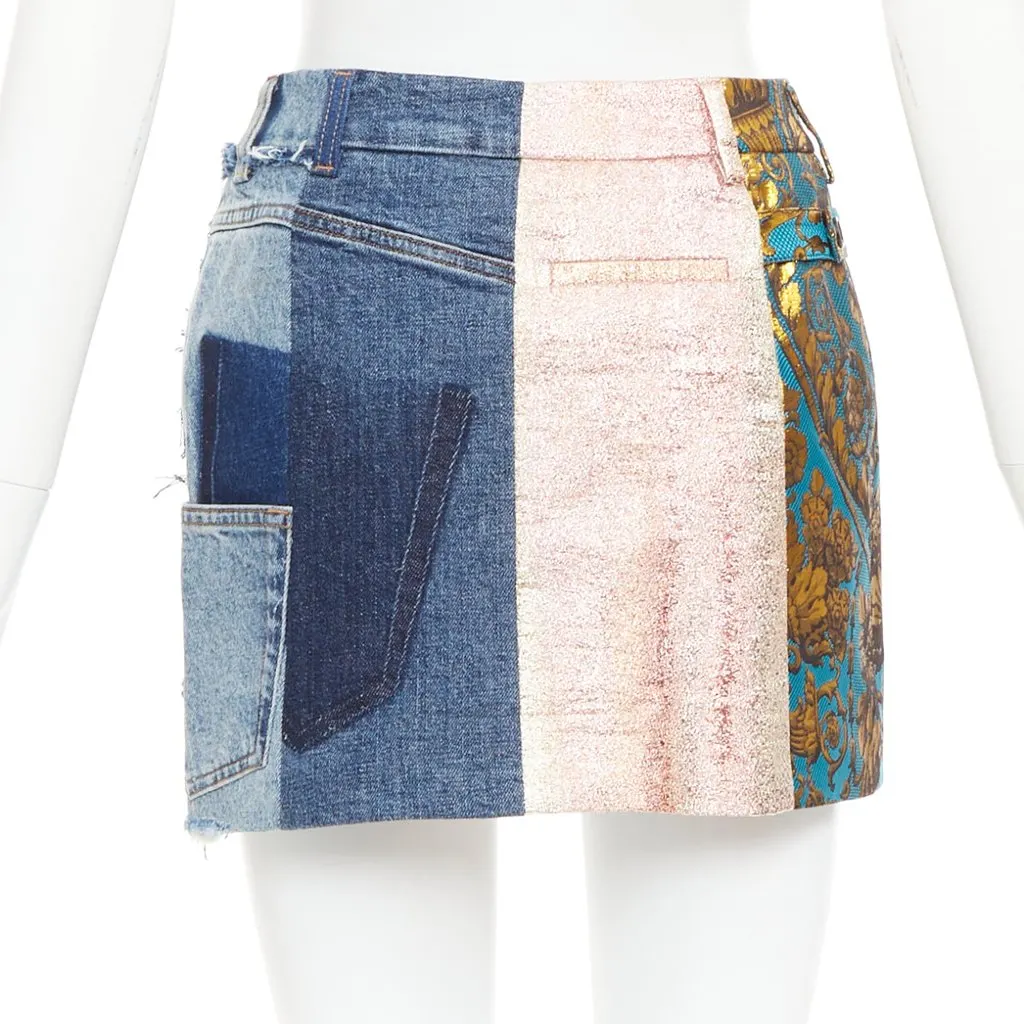 Dolce & Gabbana Minirock Blue Denim Very good - Model View