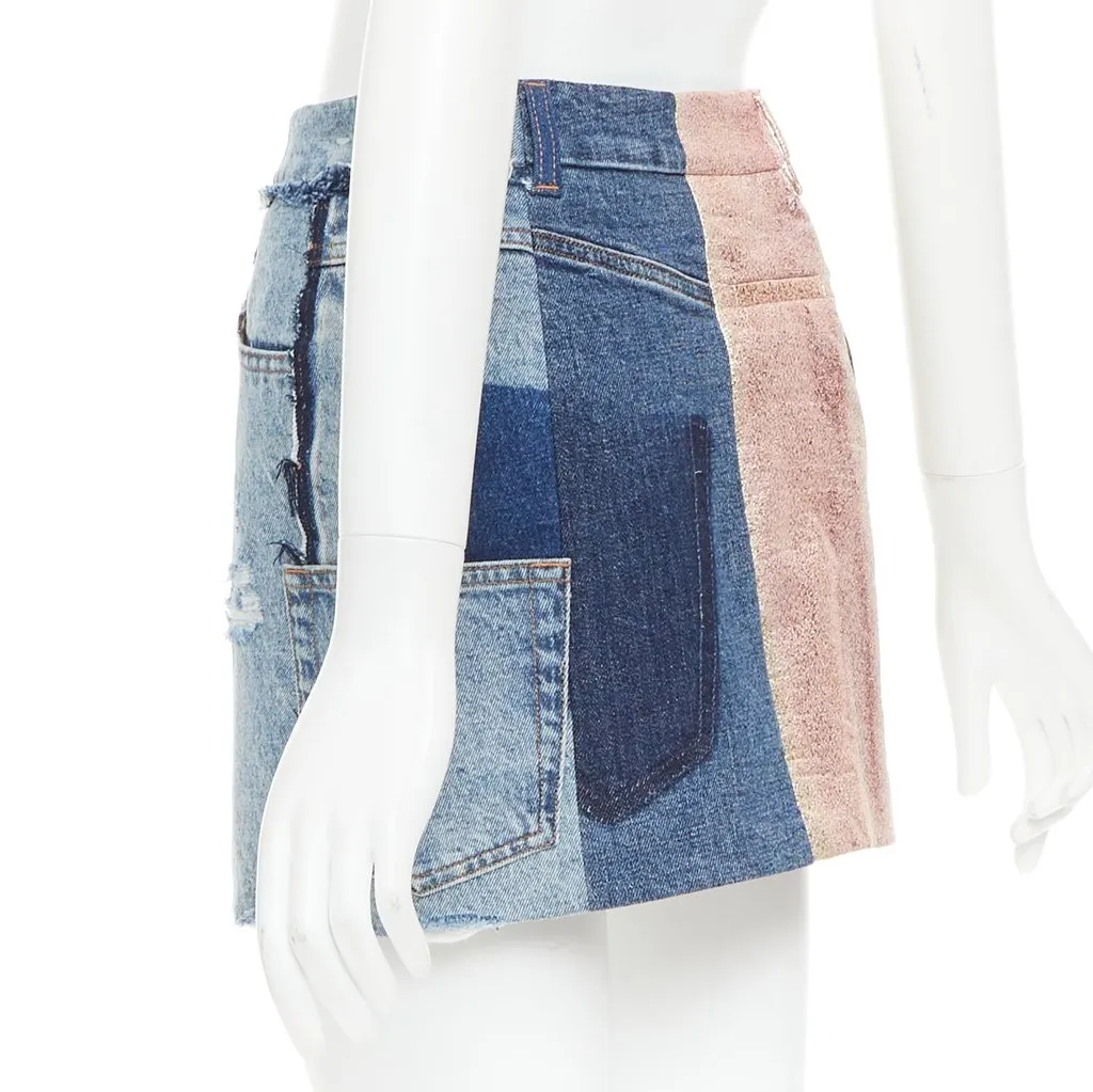 Dolce & Gabbana Minirock Blue Denim Very good - Box View